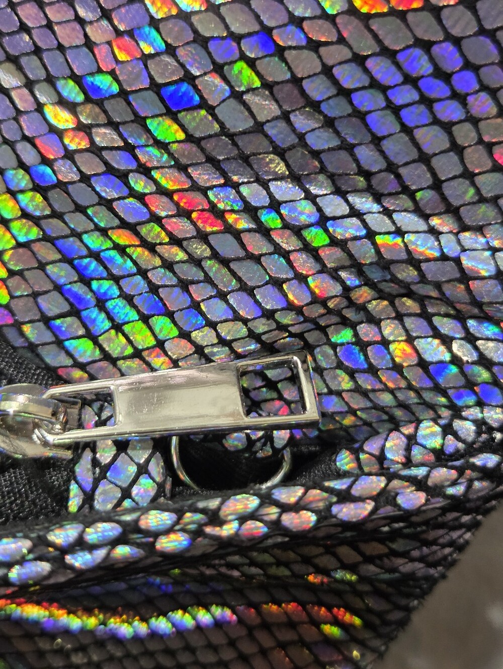 Hello 3am Iridescent Holographic Envelope Clutch - Multicolor - Picture 11 of 12